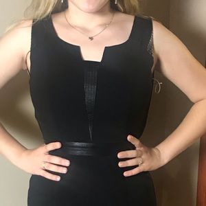 Akira Chicago black label dress w faux leather